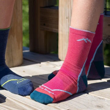 Kids Light Hiker Micro Crew Lightweight Hiking Sock | Darn Tough