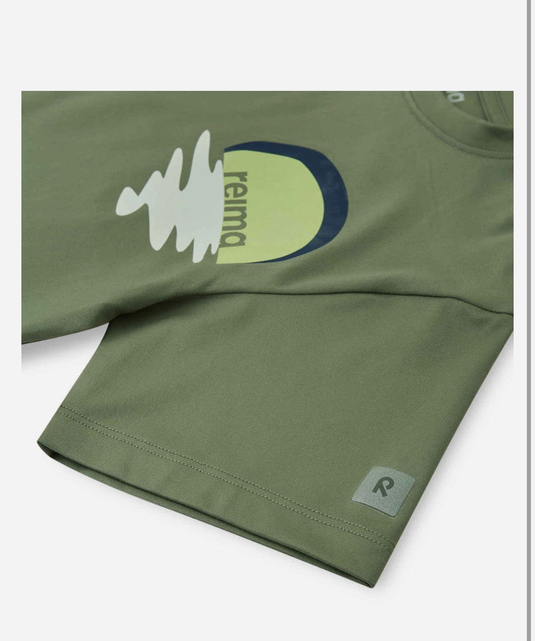 Kids UV Protective Siirtyy T-Shirt- UV 50+ | Reima #color_greyish-green