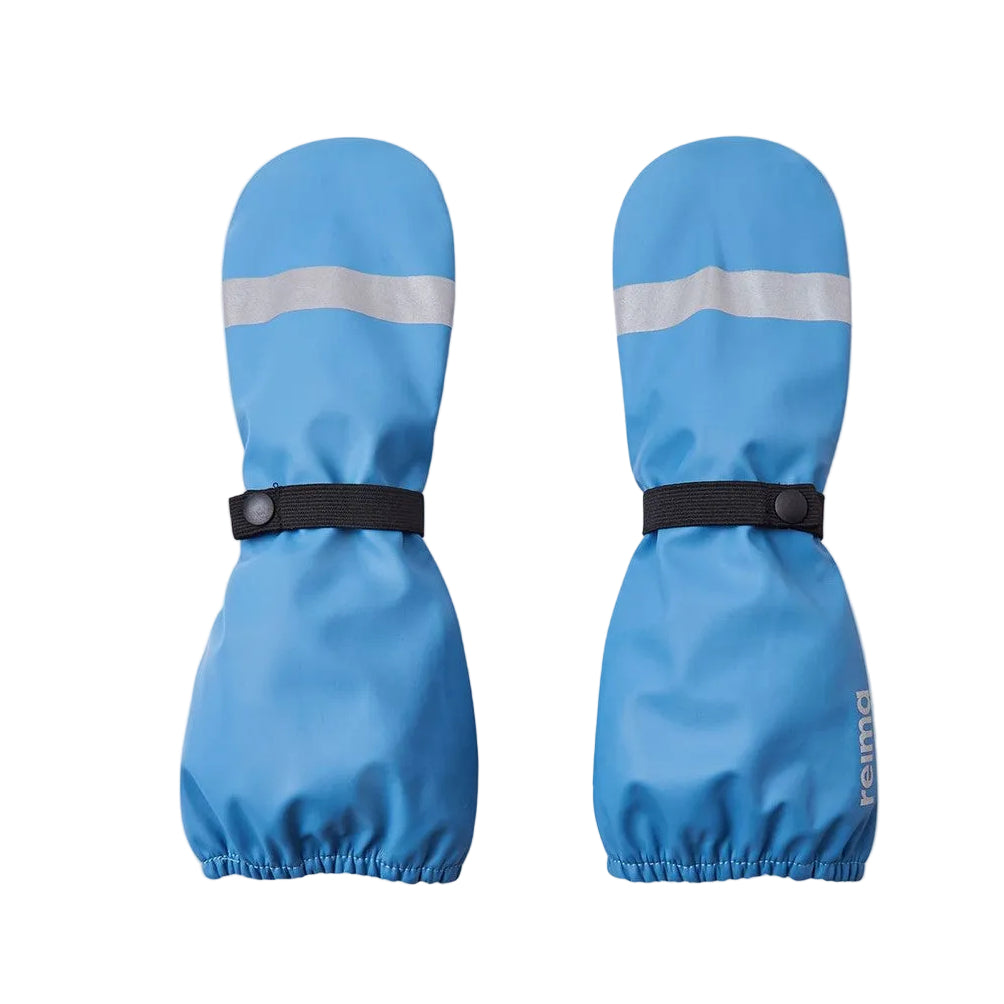Kid Waterproof Long Cuff Rain Mitten - Unlined | Reima #color_denim-blue