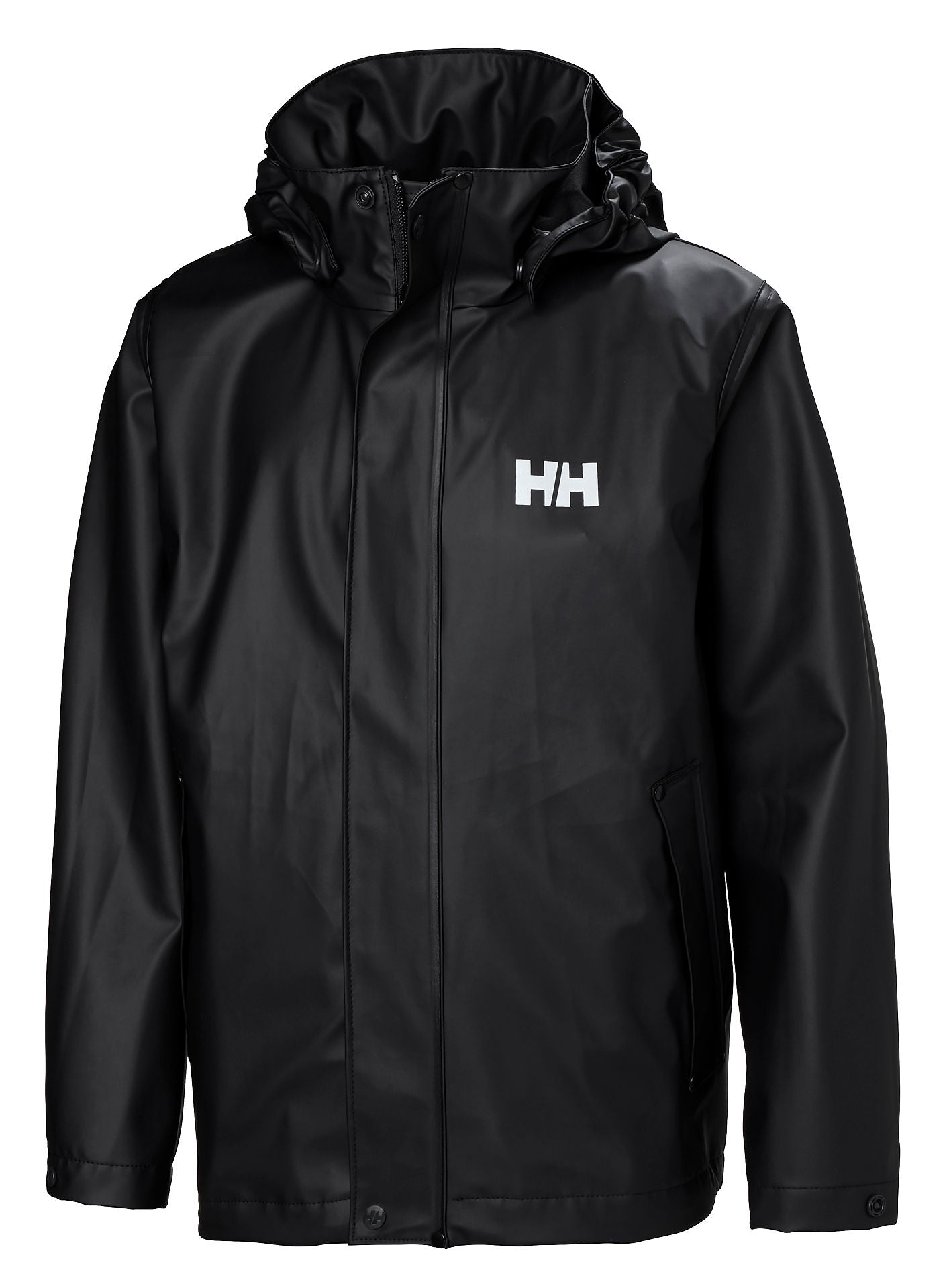 Youth Waterproof Moss Rain Jacket – PU | Helly Hansen #color_black