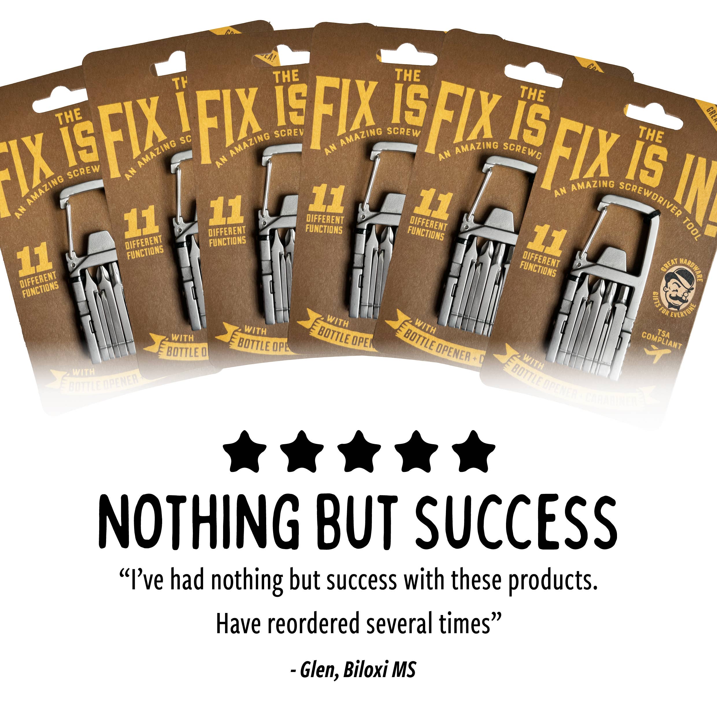 Fix Is In – Keychain Carabiner Tool