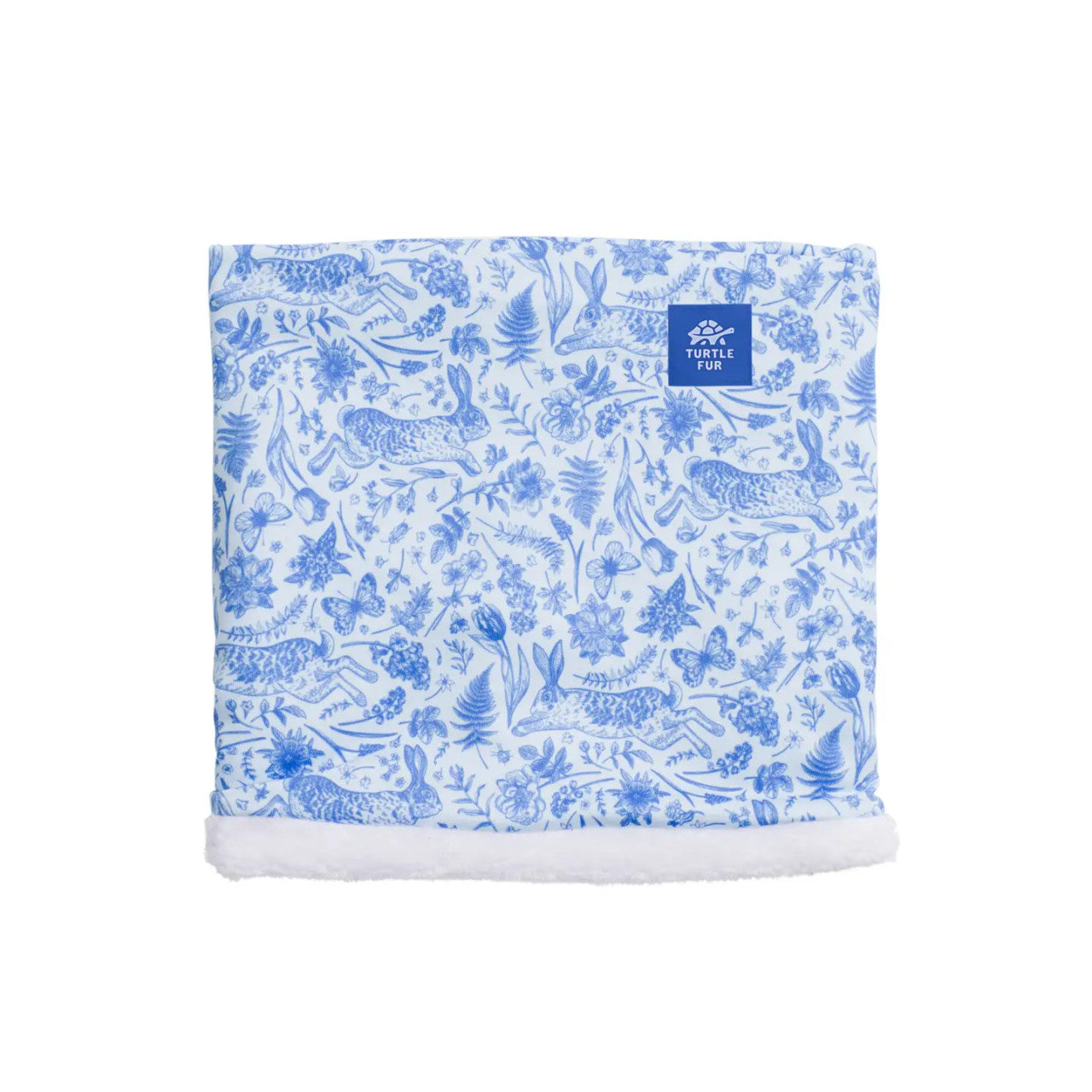 Kids Comfort Shell Neck Warmer with Fleece Lining | Turtle Fur #color_wild-wabbit