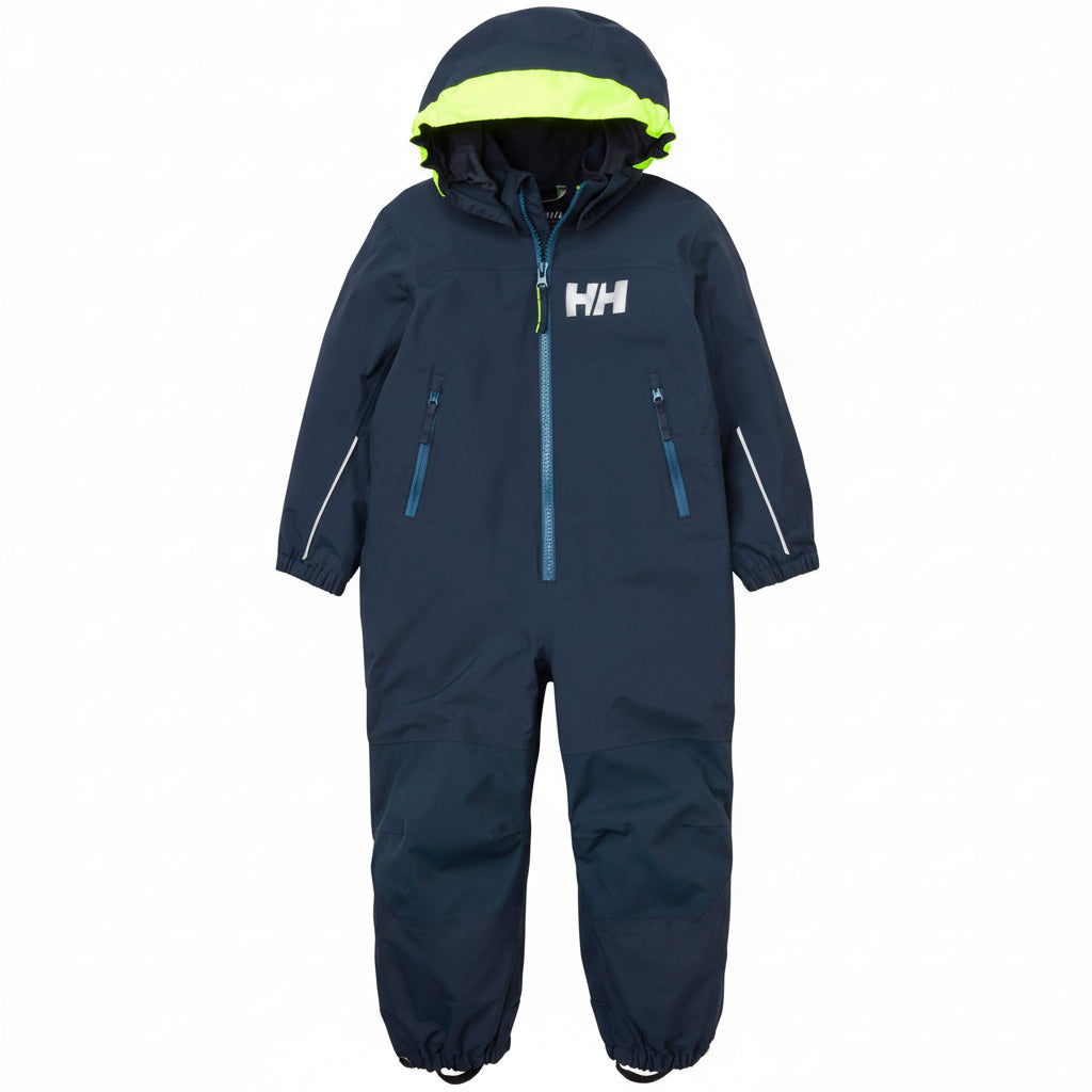 Kids Waterproof Guard Rain Playsuit – Breathable | Helly Hansen #color_navy