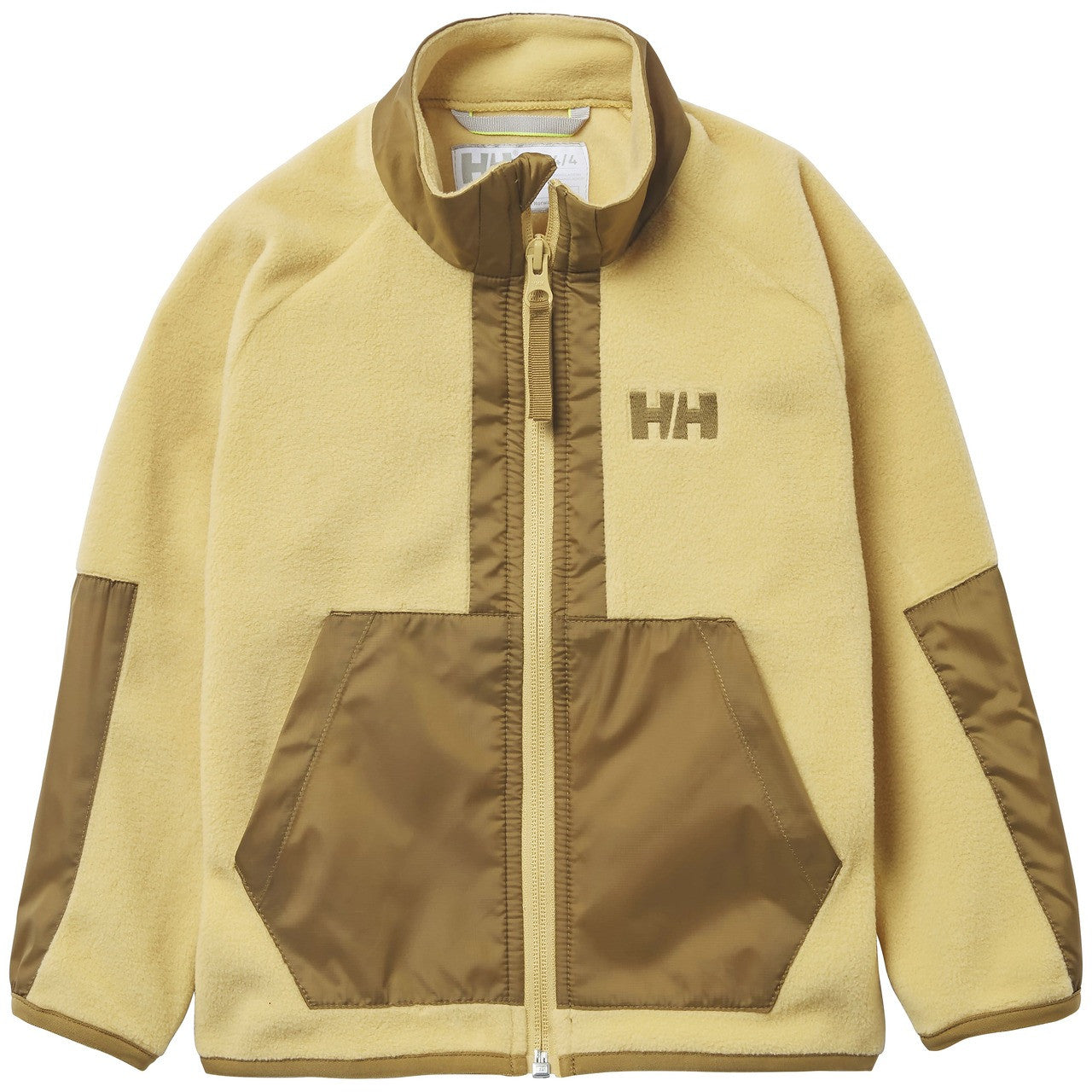 Kids Marka Fleece Layering Jacket – Mid Layer | Helly Hansen #color_sand