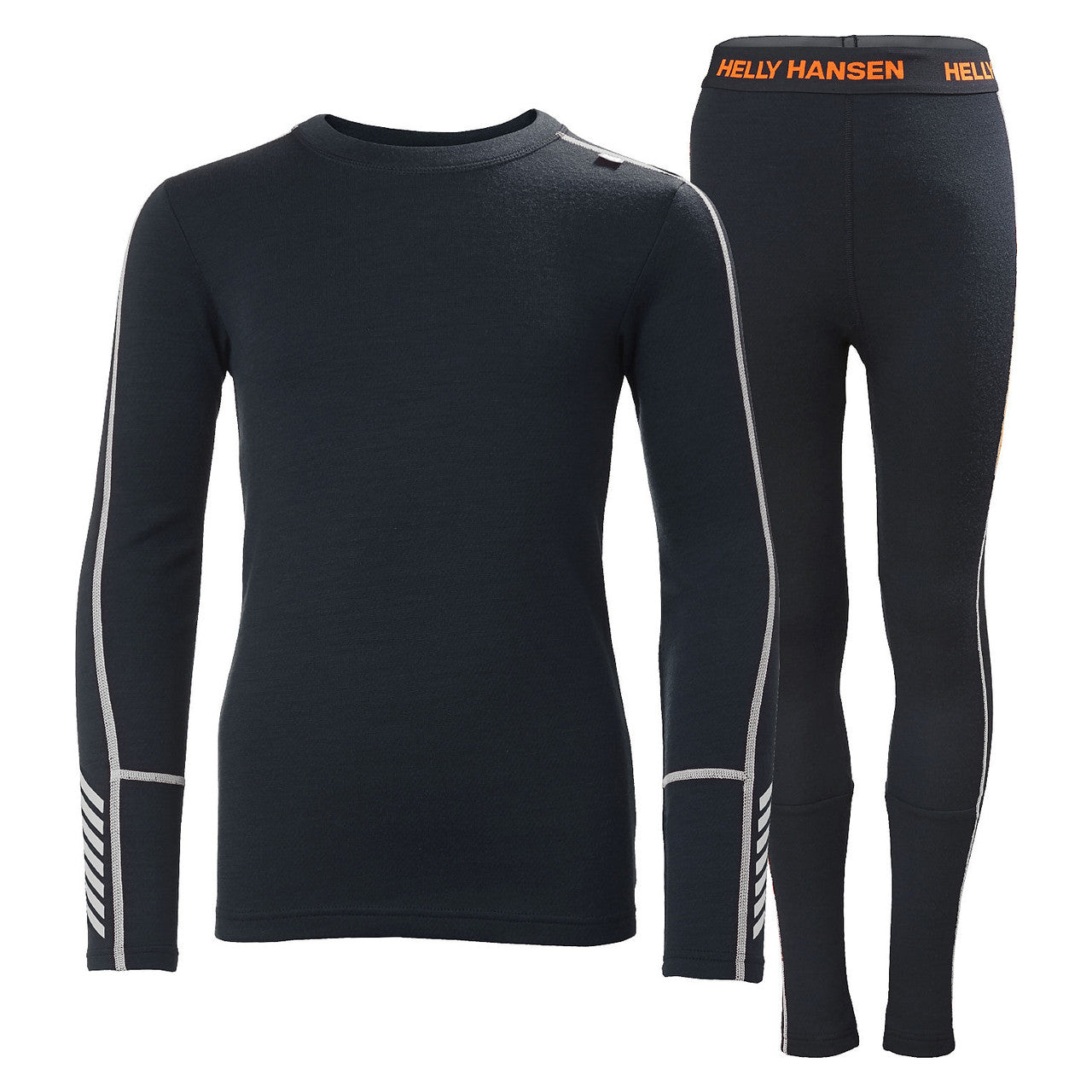 Juniors Lifa Merino Wool Base Layer Set | Helly Hansen #color_navy