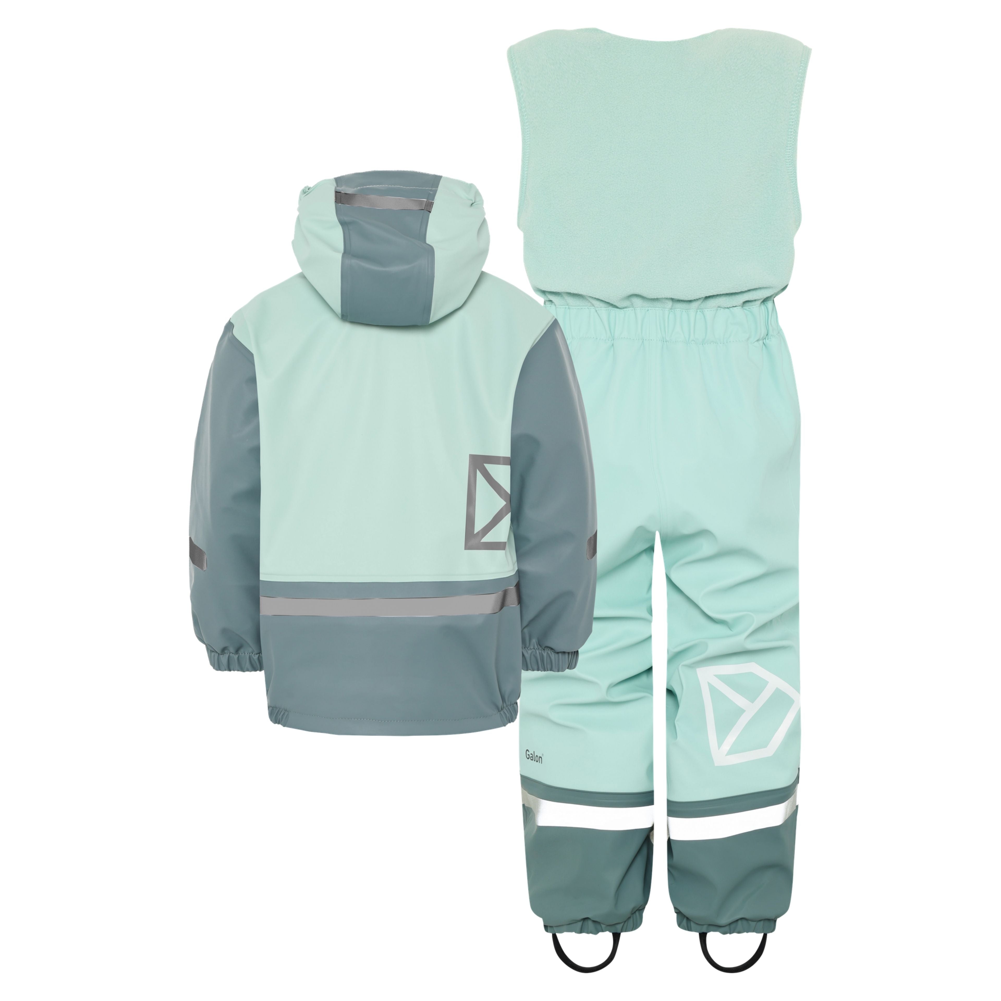 Kids Fleece Lined 2-piece Boardman Rain Set | Didriksons |