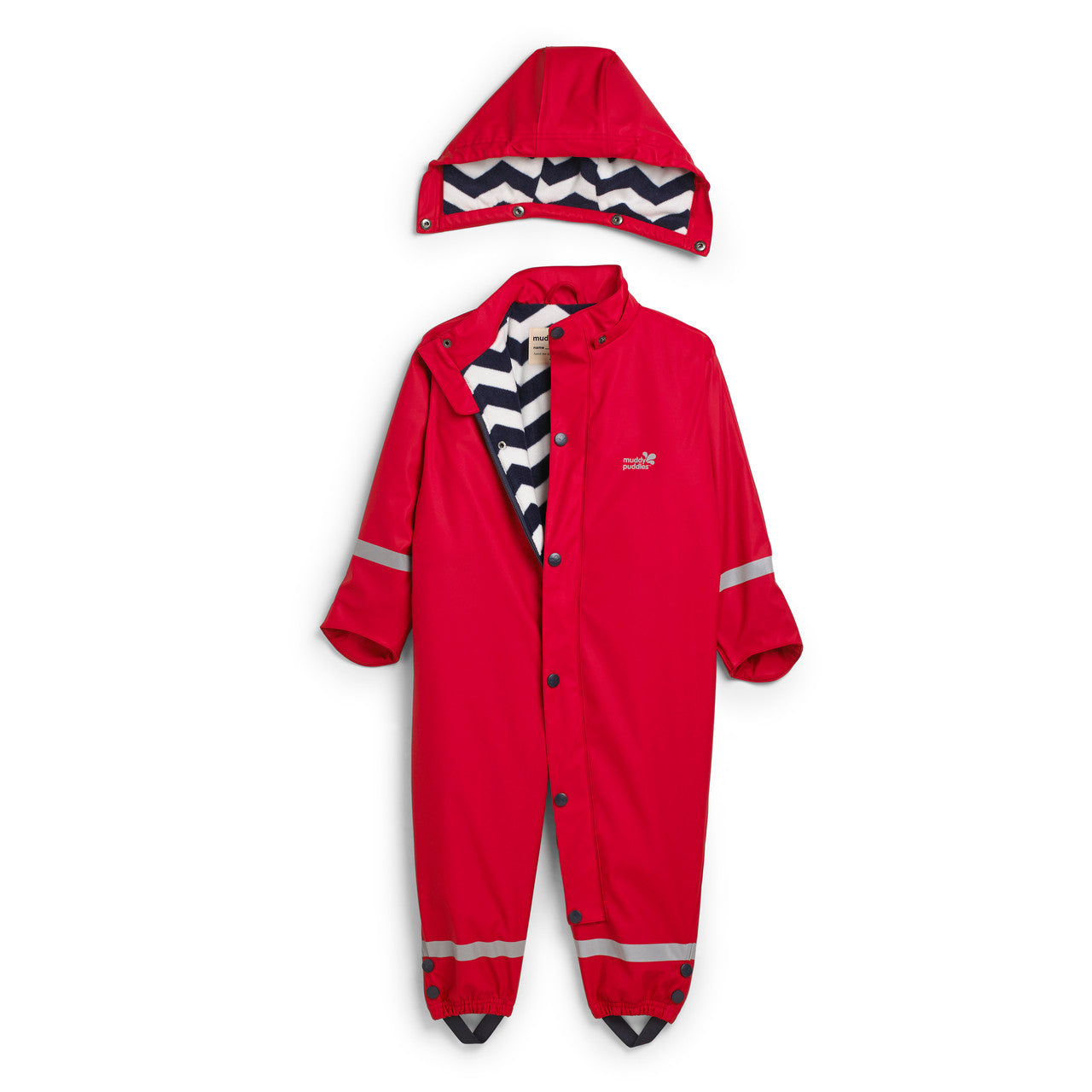 Kids Fleece Lined All-in-One Puddleflex Rain Suit - Waterproof, Warm, PU | Muddy Puddles