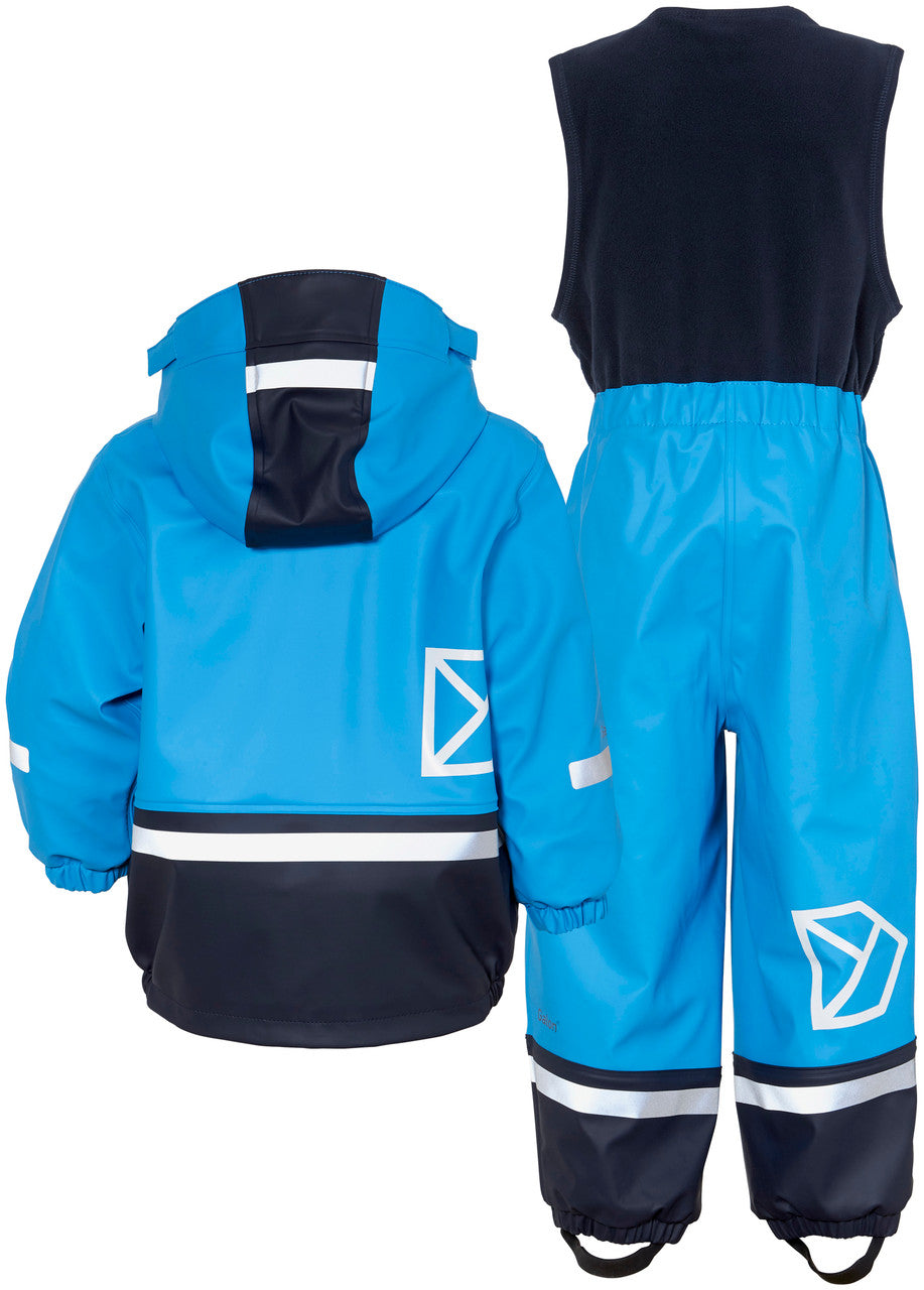 Kids Boardman Fleece Lined Rain Set – Waterproof, Fleece Lined, PU | Didriksons