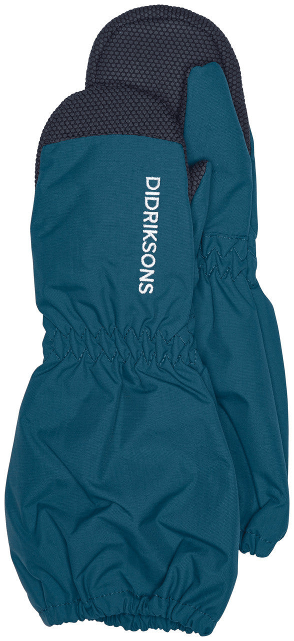 Kids Breathable Shell Rain Mitten – Water Resistant, Durable Grip | Didriksons #color_dive-blue