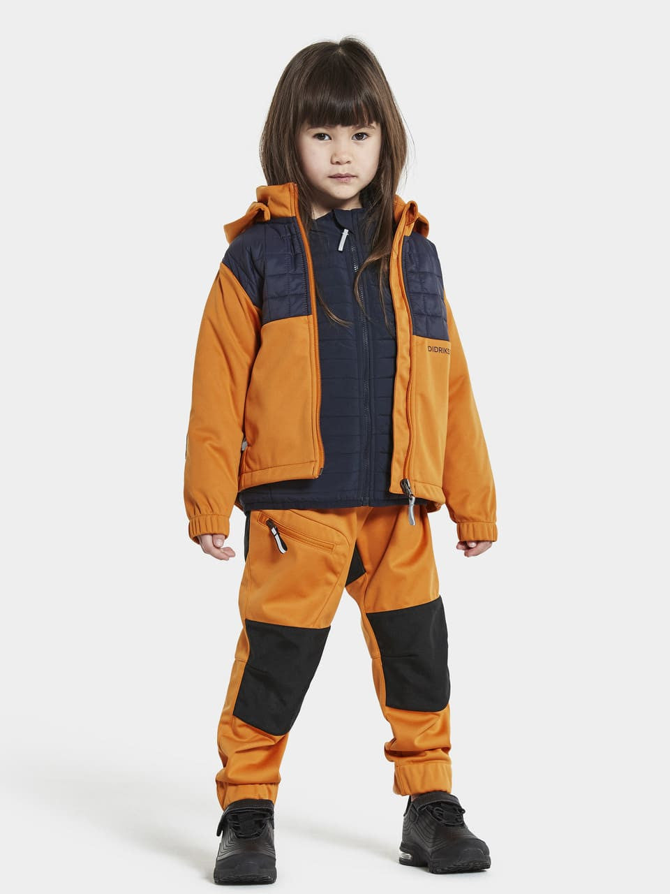 Kids Perfomance Fleece Briska Hybrid Jacket | Didriksons