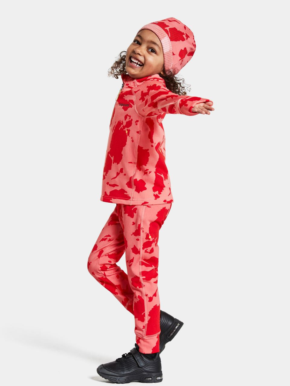 Kids Jadis 2-Piece Base & Mid Layering Set- Printed – Fleece Lined | Didriksons