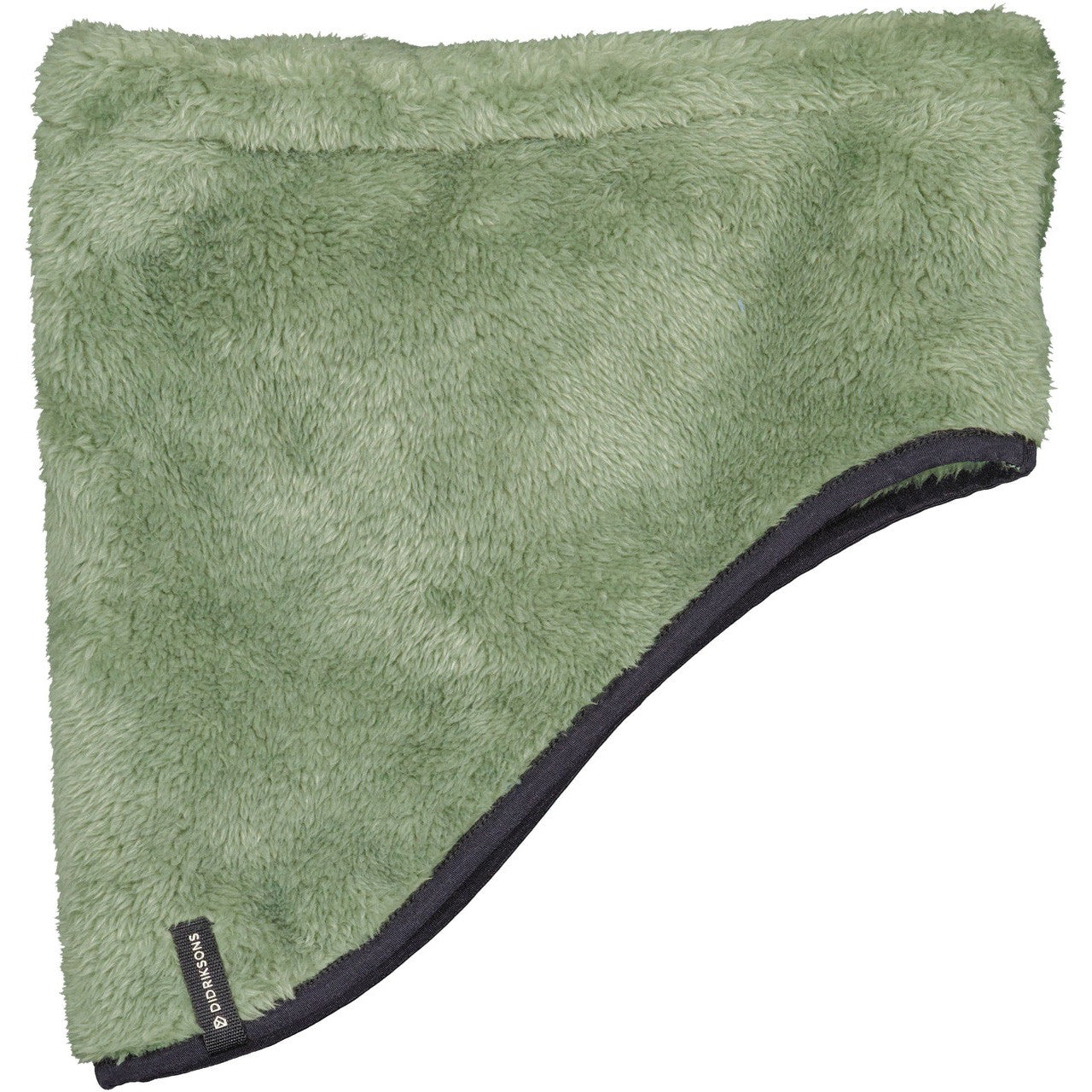 Kids High/Loft Pile Fleece Neckwarmer | Didriksons #color_light-moss