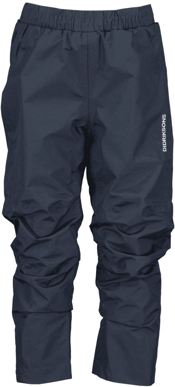Kids Idur Breathable Pull on Rain Pants- Navy/Black – Water Resistant| Didriksons #color_navy