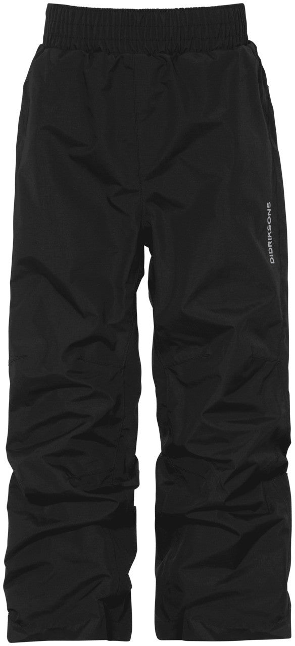 Kids Idur Breathable Pull on Rain Pants- Navy/Black – Water Resistant| Didriksons