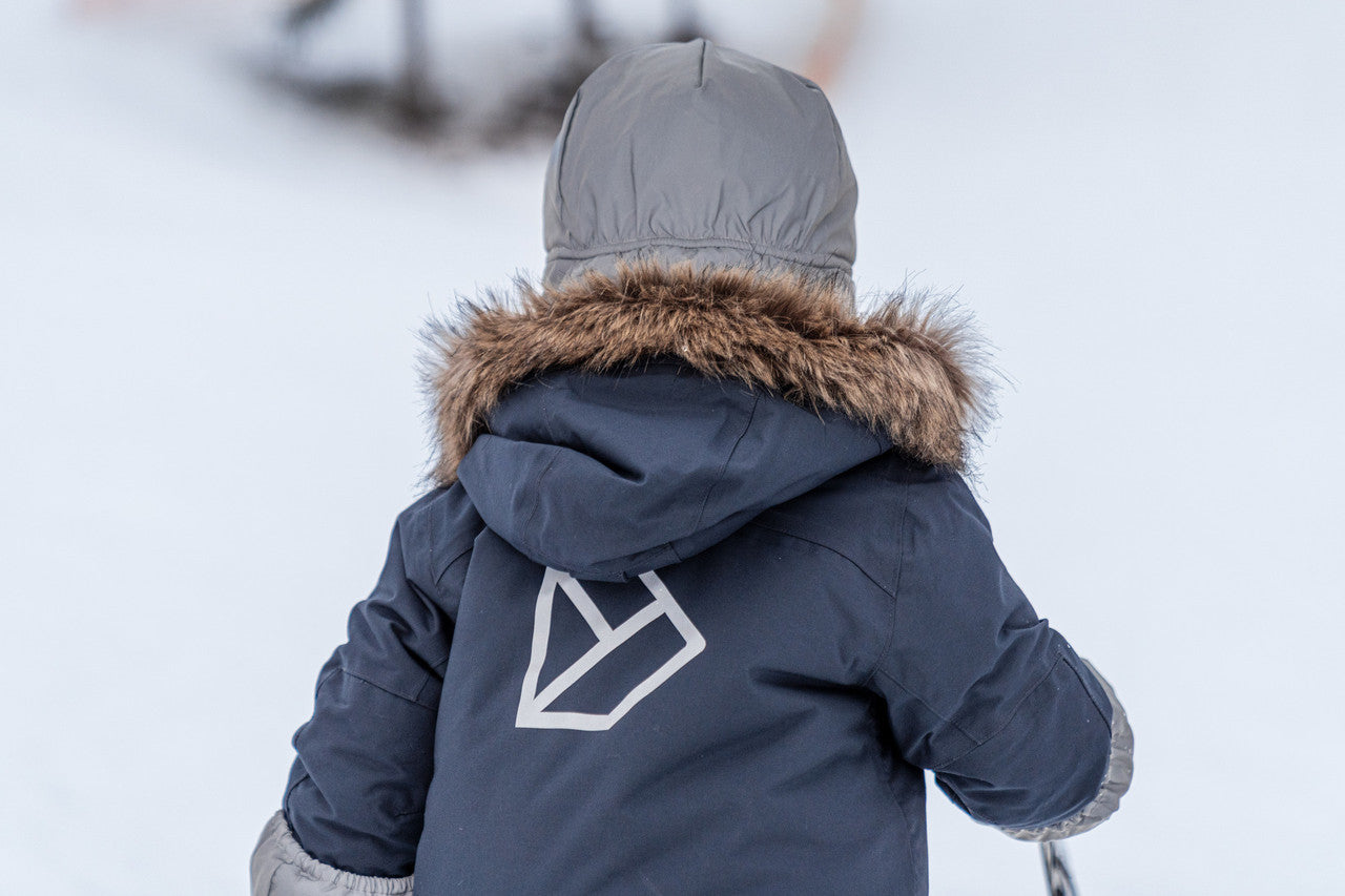 Kids Biggles Reflective Trapper Style Winter Hat – Waterproof, Fleece Lined | Didriksons