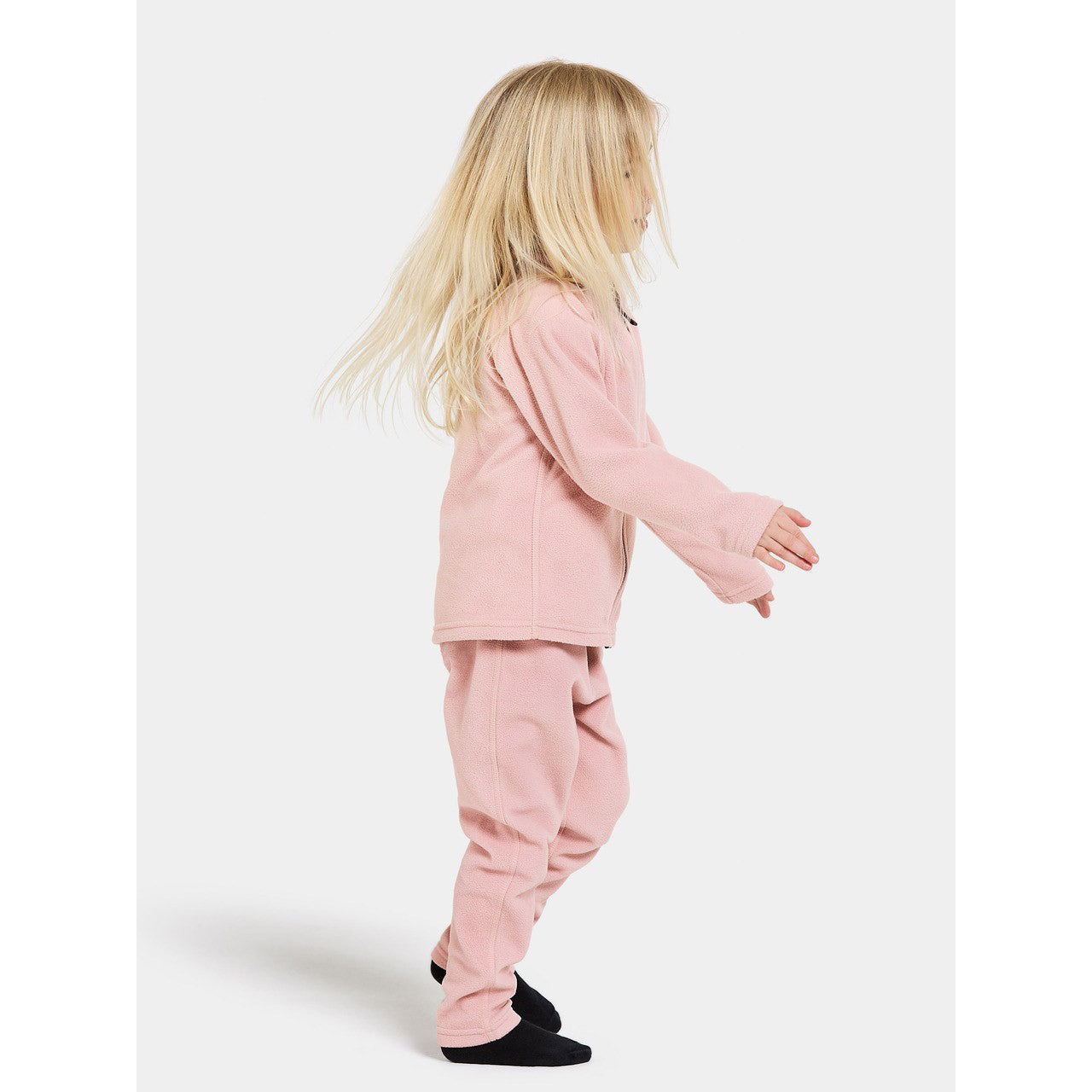 Kids Monte Mid Layer Fleece Jacket – Full Zip | Didriksons