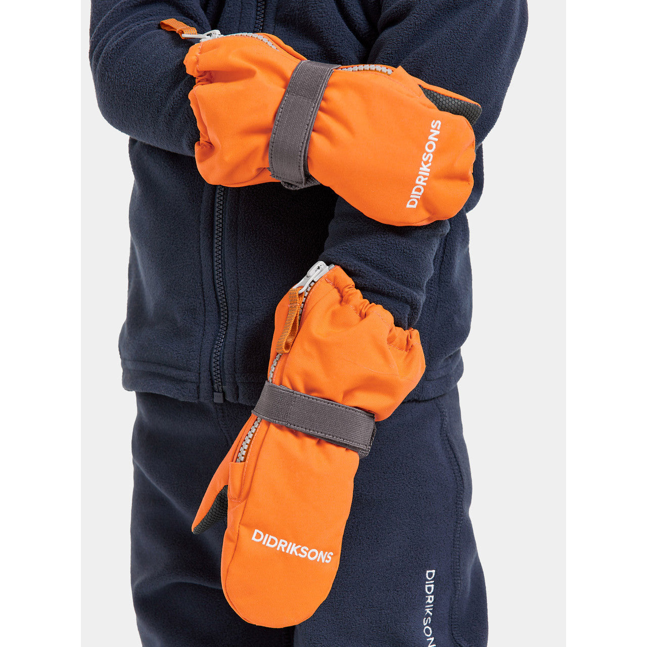 Kids Biggles Zip Winter Mittens – Insulated, Waterproof | Didriksons