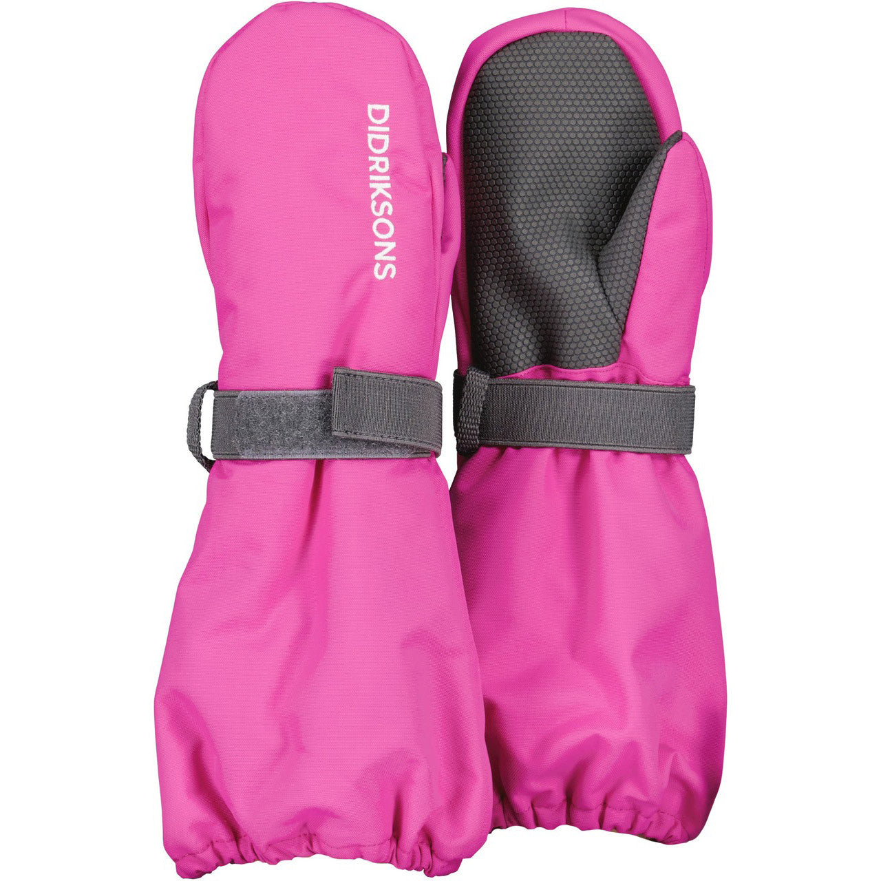 Kids Biggles Classic Cuff Winter Mittens – Insulated, Waterproof | Didriksons #color_plastic-pink