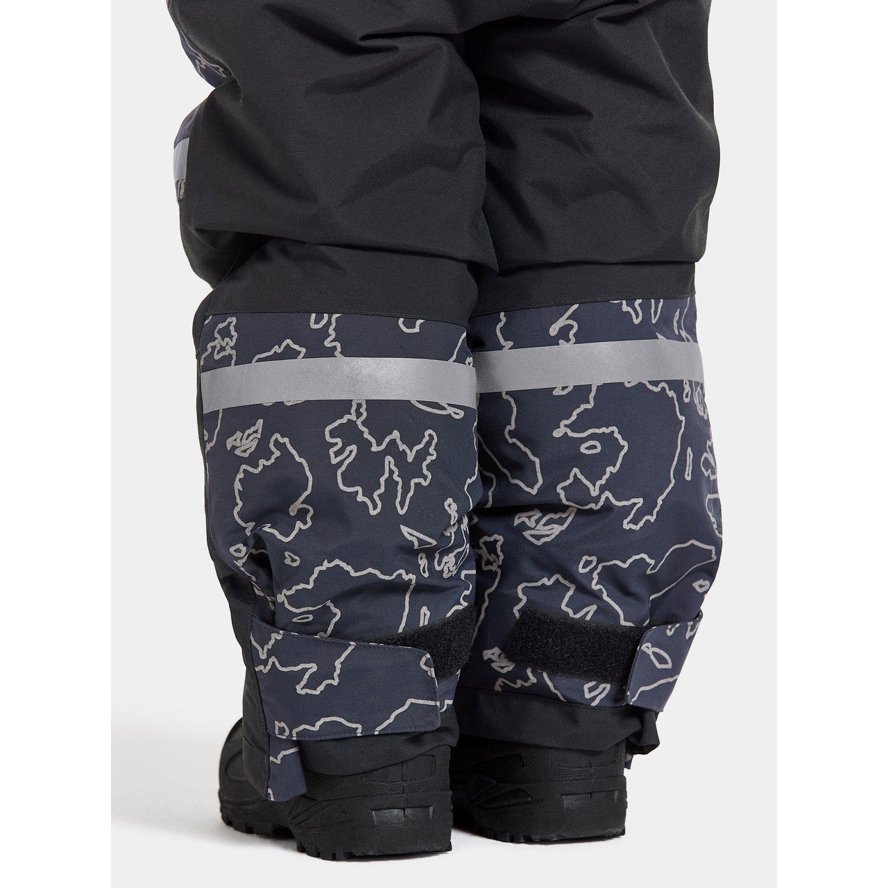Kids Bjarven Waterproof Winter Snowsuit-Reflective Print – Insulated | Didriksons