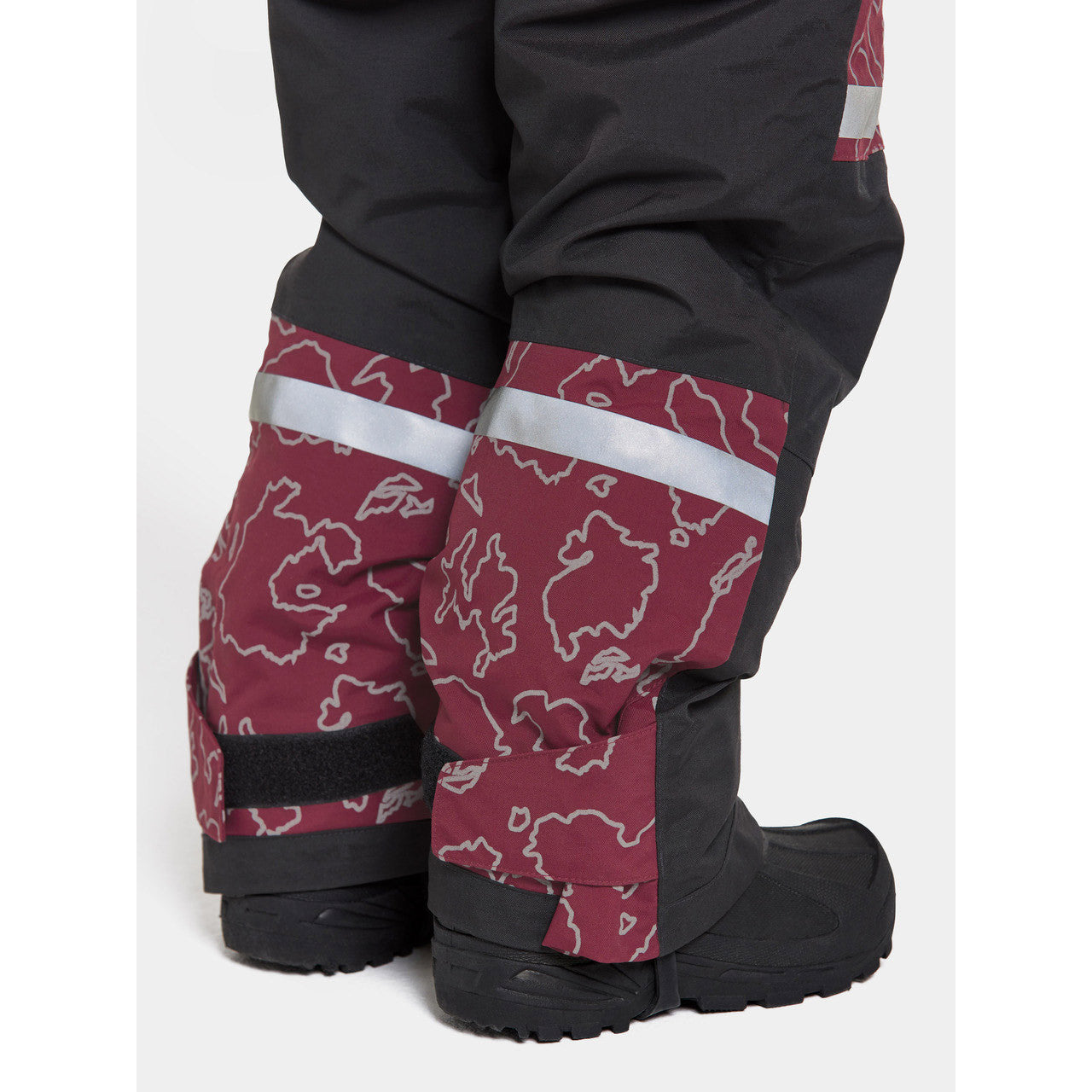 Kids Bjarven Waterproof Winter Snowsuit-Reflective Print – Insulated | Didriksons #color_grundsund-reflective-wine