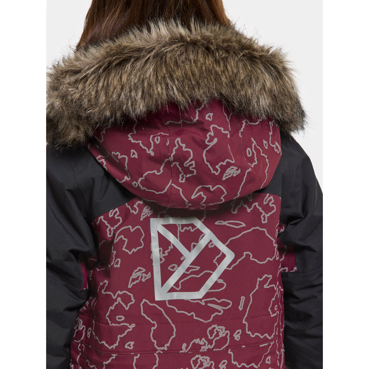 Kids Bjarven Waterproof Winter Snowsuit-Reflective Print – Insulated | Didriksons