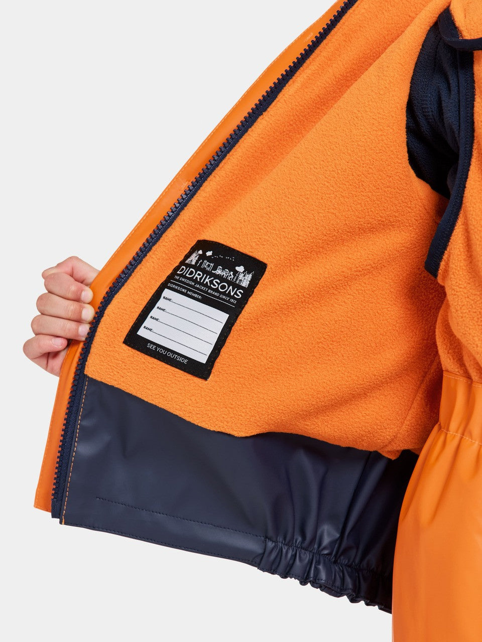 Kids Boardman Fleece Lined Rain Set – Waterproof, Fleece Lined, PU | Didriksons