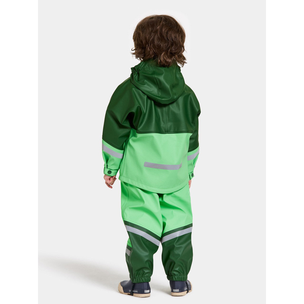 Kids Waterman Rain Set Jacket and Bibs- Lime – Waterproof | Didriksons