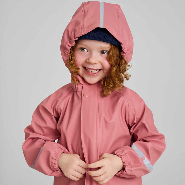 Kids Waterproof Lampi Rain Jacket - Unlined, PU | Reima