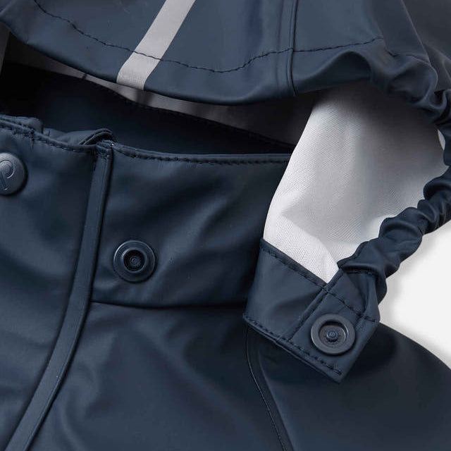 Kids Waterproof Lampi Rain Jacket - Unlined, PU | Reima