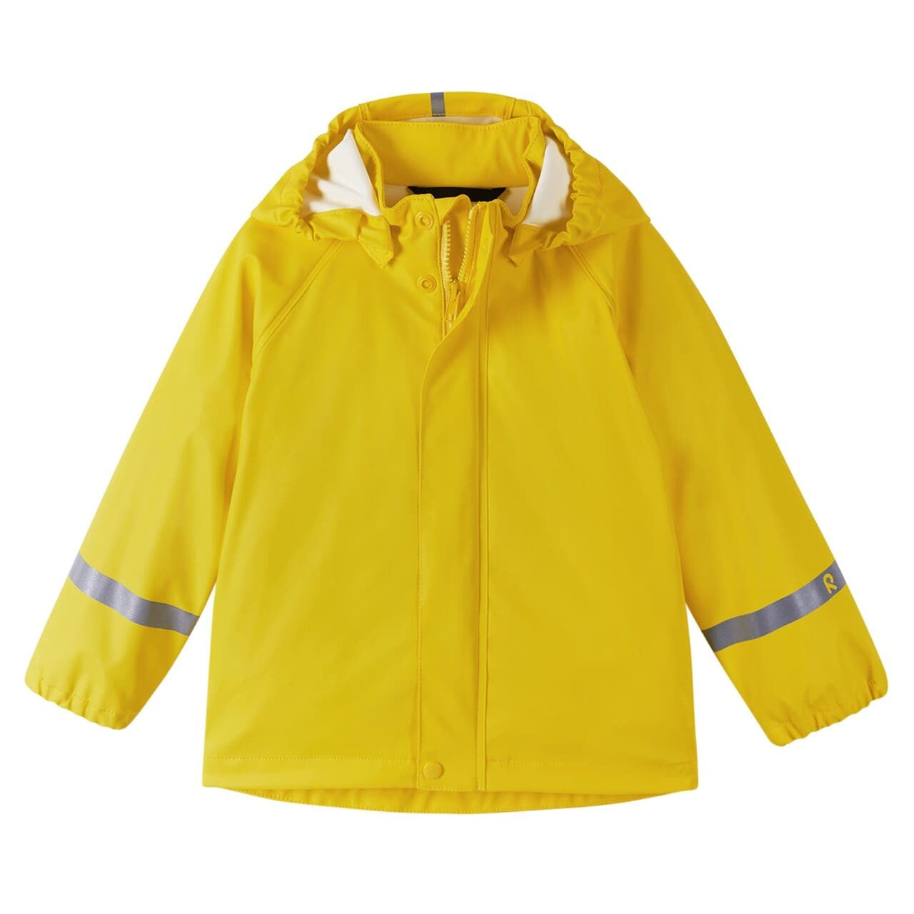 Kids Waterproof Lampi Rain Jacket - Unlined, PU | Reima #color_yellow
