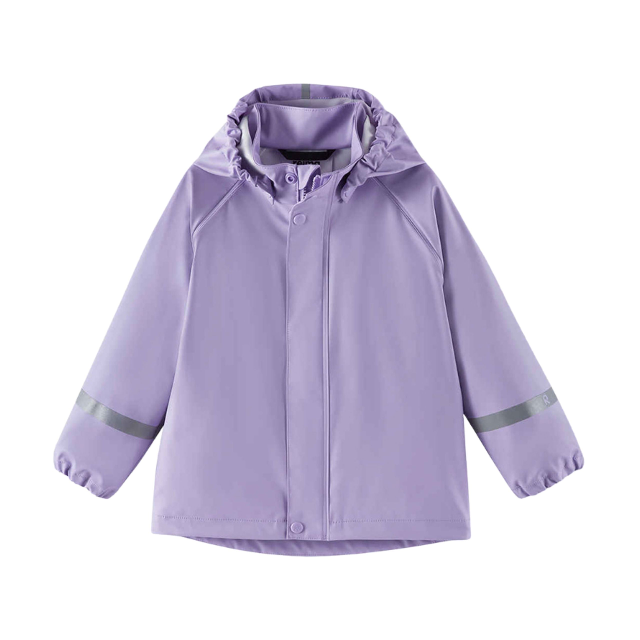 Kids Waterproof Lampi Rain Jacket - Unlined, PU | Reima #color_blooming-lilac