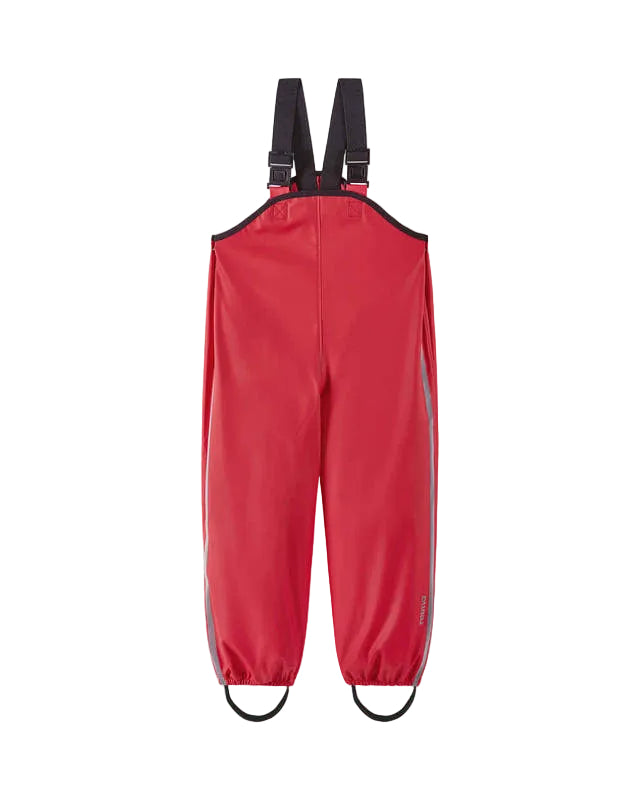 Kids Waterproof Lammikko Rain Bibs - Unlined | Reima #color_red