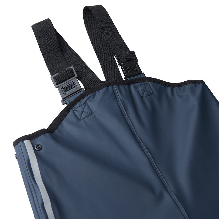 Kids Waterproof Lammikko Rain Bibs - Unlined | Reima #color_navy