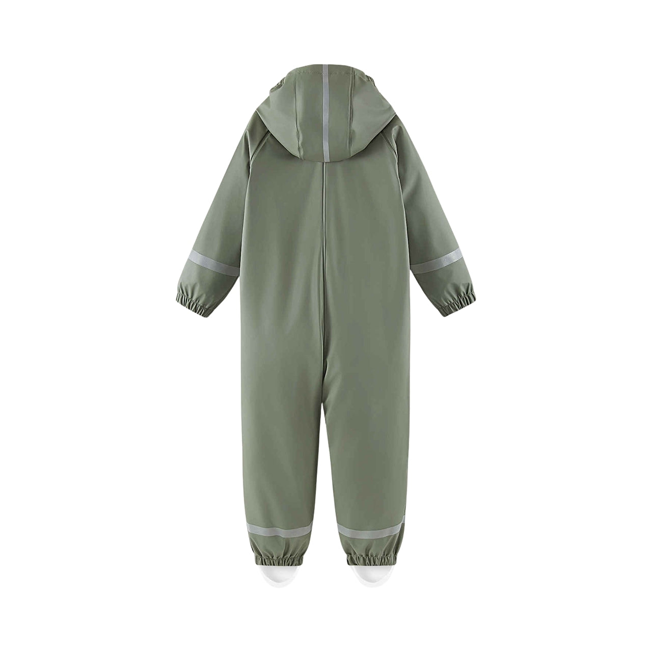 Kids Waterproof Rain All-in-One Zippered Suit Welded-Seam PU Protection |