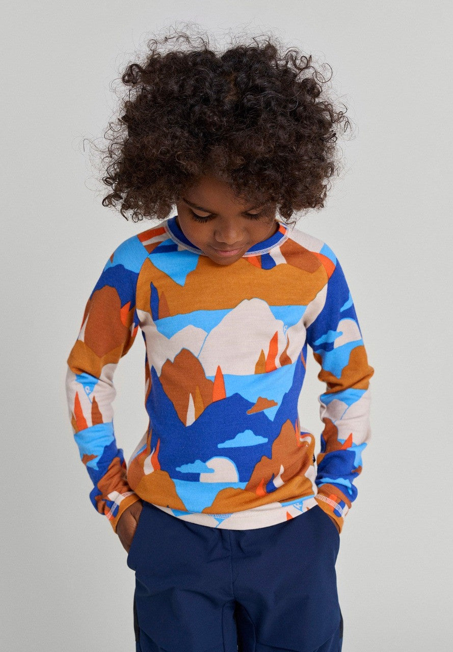 Kids Merino Wool Viias Wool Layering Shirt - Base Layer | Reima