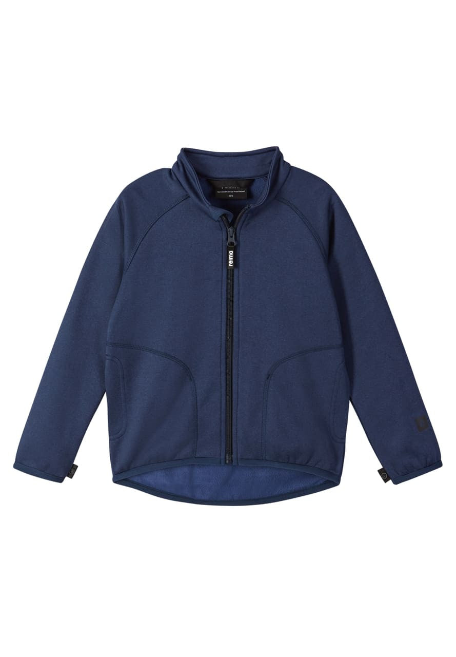 Kids Recycled Tech Kahvilla Mid Layer Jacket | Reima #color_navy