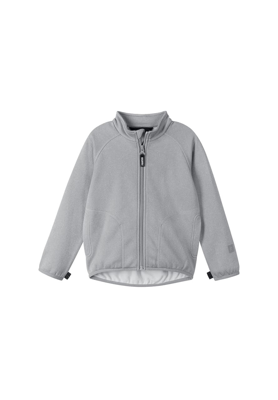 Kids Recycled Tech Kahvilla Mid Layer Jacket | Reima #color_melange-grey