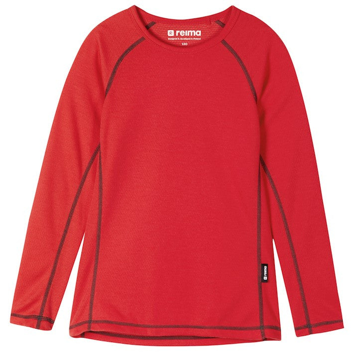 Kids Thermolite Lani Base Layer Set - High Wick | Reima #color_tomato-red