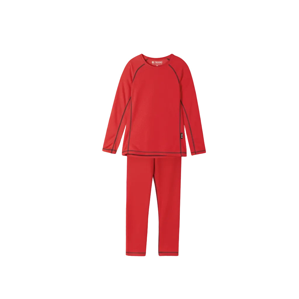 Kids Thermolite Lani Base Layer Set - High Wick | Reima #color_tomato-red