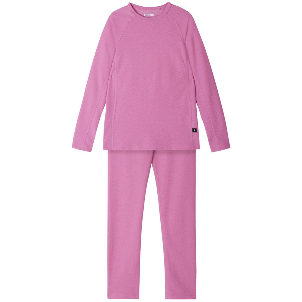 Kids Thermolite Lani Base Layer Set - High Wick | Reima #color_cold-pink