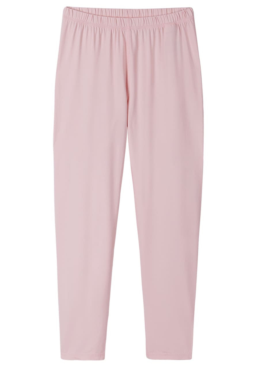 Kids Lightweight Sportti Base Layer Set - Top and Bottom | Reima #color_pale-rose