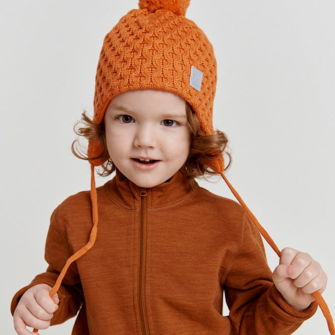 Kids Merino Wool Mahin Zip Jacket - Mid Layer | Reima