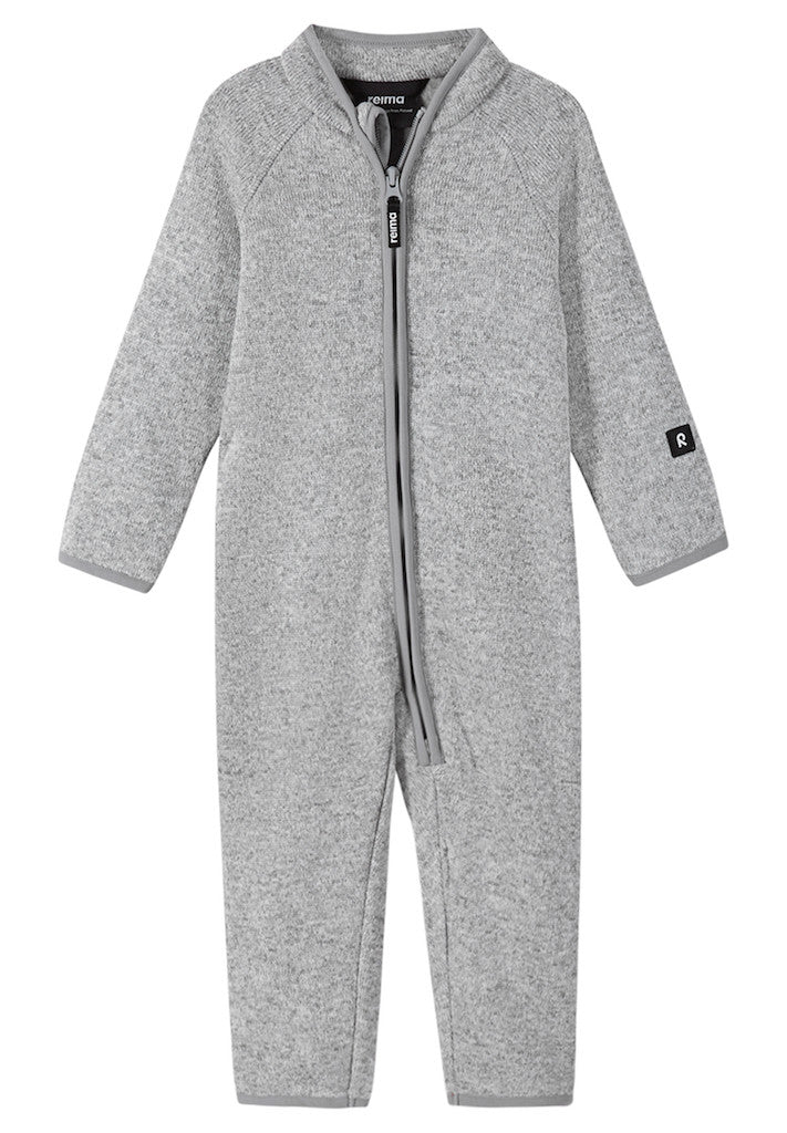 Tahti Mid Layer Fleece Overall-27188 #color_melange-grey