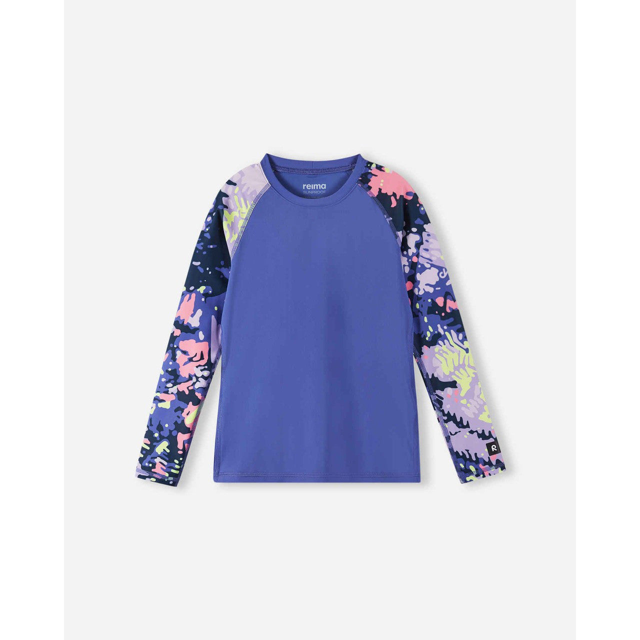 Kids SunProof Sukeltaja Long Sleeve Rash Guard Shirt - UV 50+ | Reima #color_breezy-violet