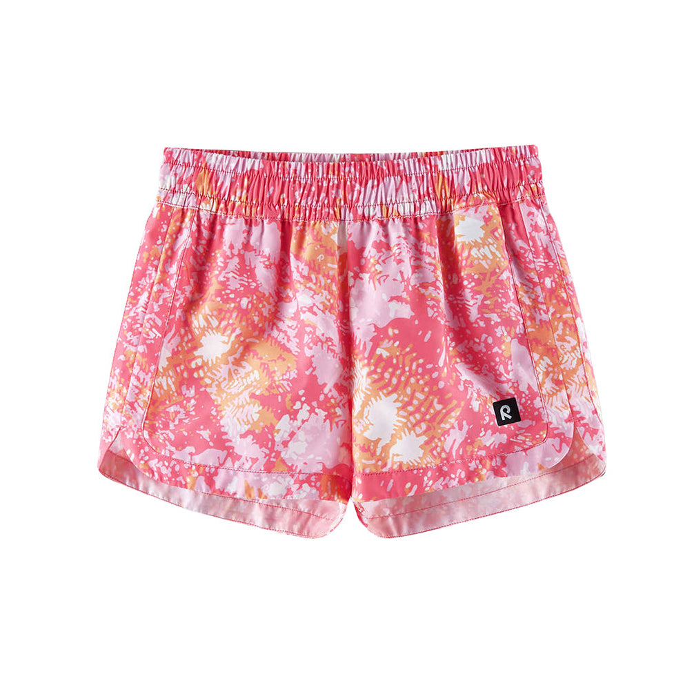 Kids Swim Shorts – UPF 50+ Quick-Dry Beach & Play Nauru Shorts | Reima | #color_soft-coral