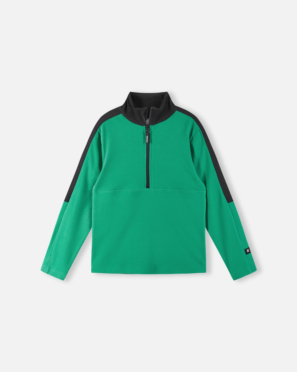 Kids Half Zip Fleece Mid Layer Top | Reima #color_green
