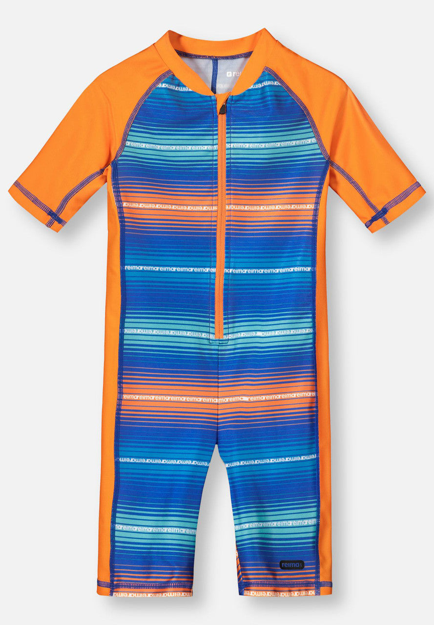 Kids SunProof Vesihiisi Swim Rash Guard Surf Suit - UPF 50+ | Reima #color_blue