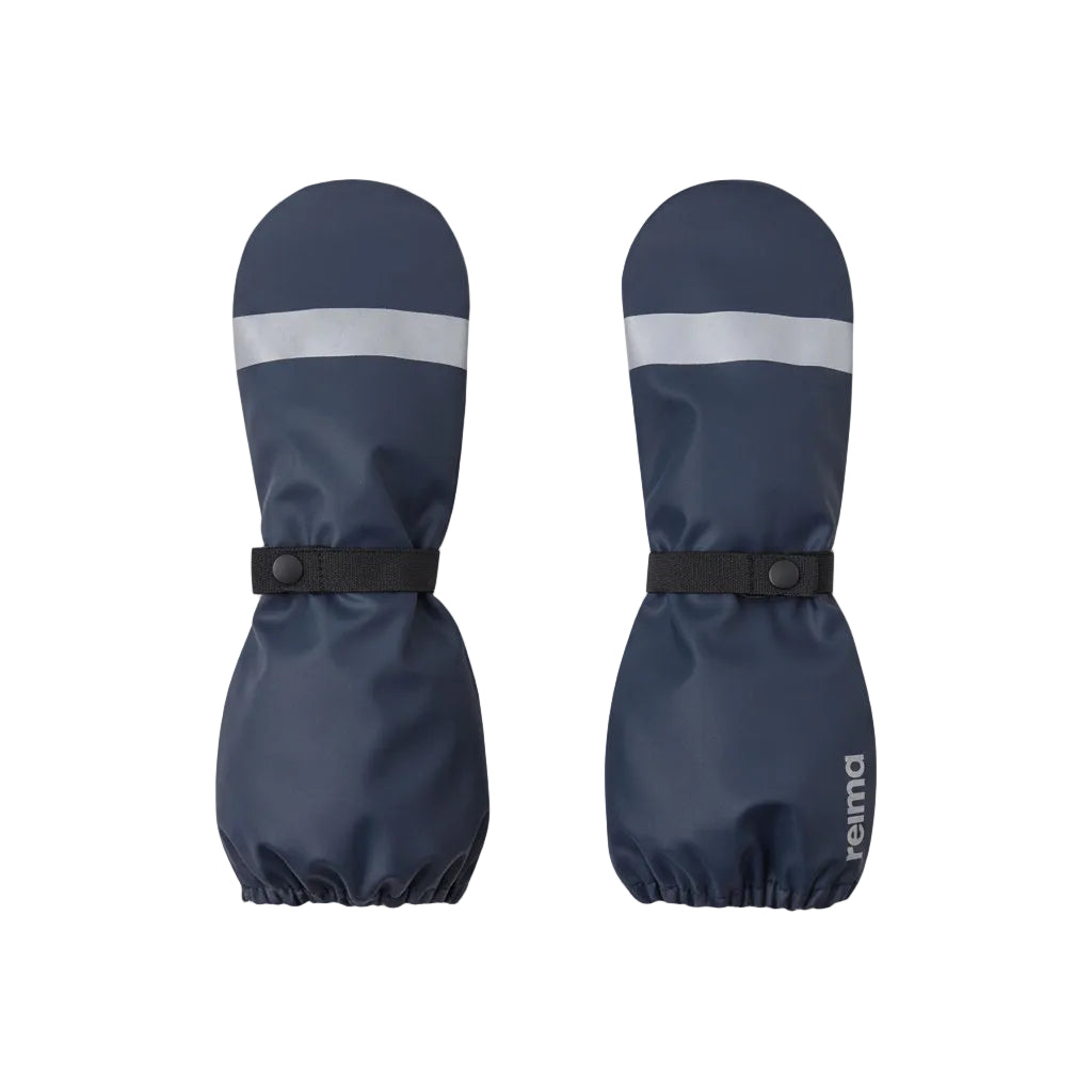 Kid Waterproof Long Cuff Rain Mitten - Unlined | Reima #color_navy