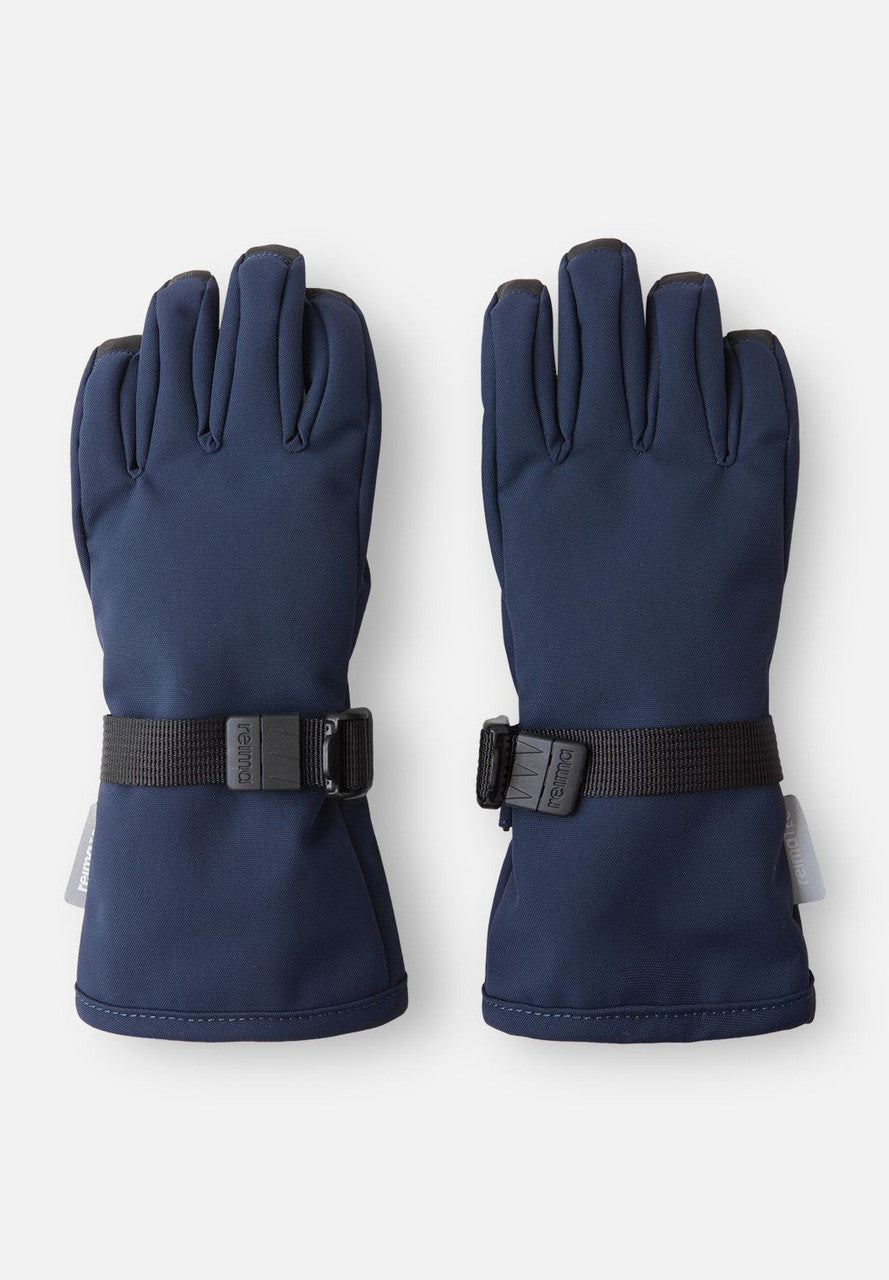 Kids Waterproof Pivo Gloves - Fleece Lined | Reima #color_navy