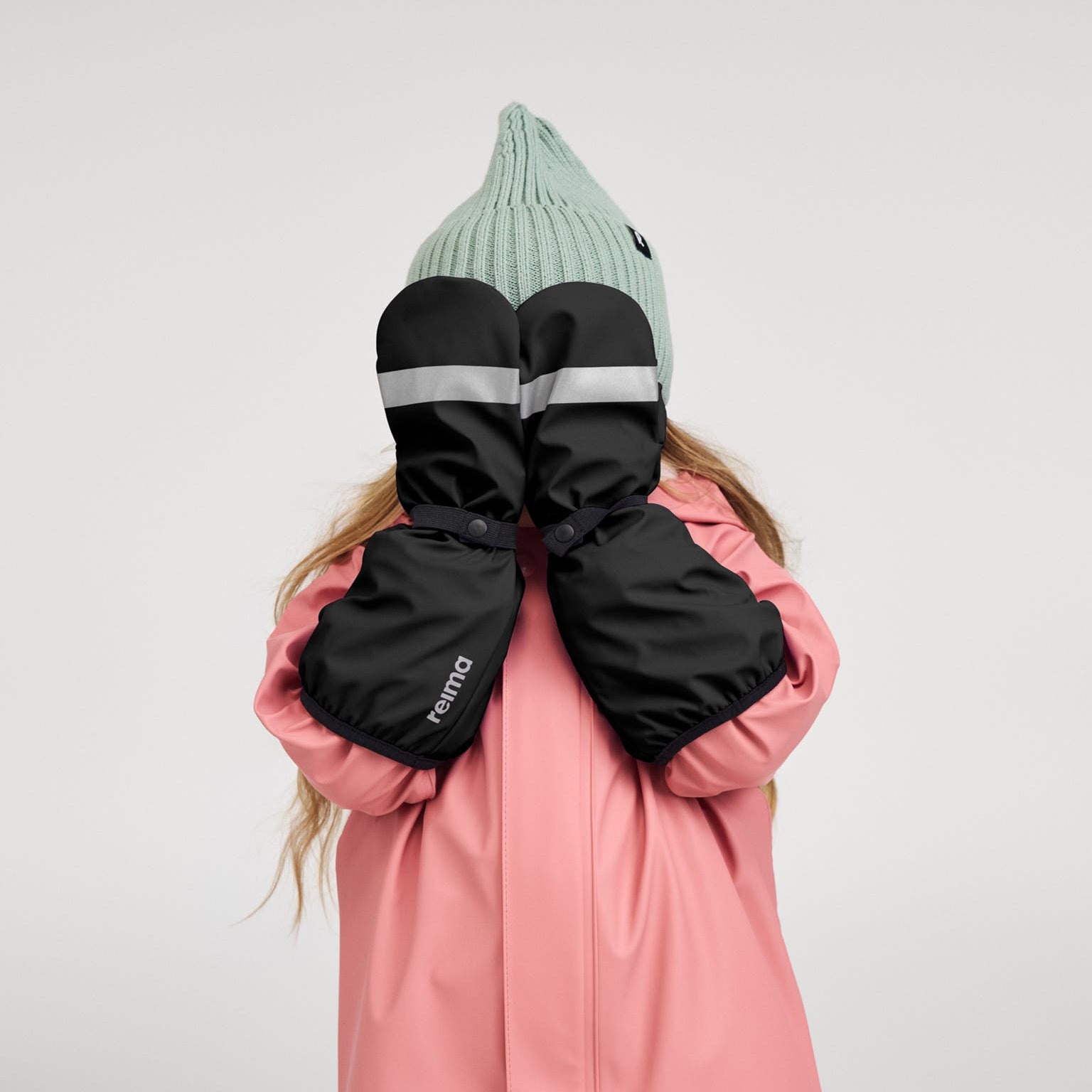 Kid Waterproof Long Cuff Rain Mitten - Unlined | Reima